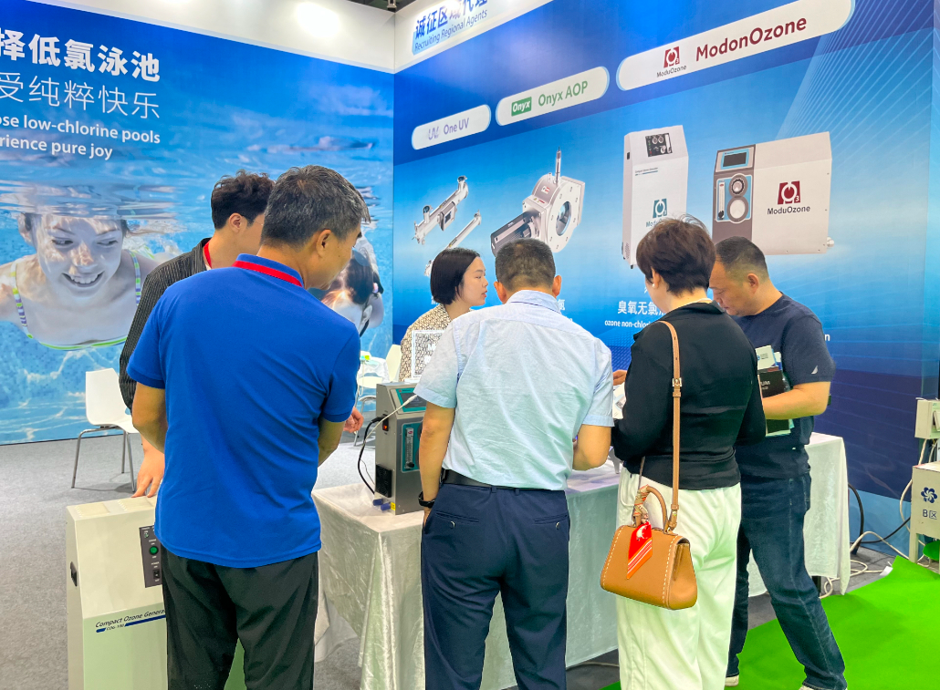 精彩存檔丨安力斯閃耀2024亞洲泳池SPA展，共護泳池潔凈！