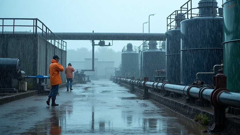 污水處理廠紫外線消毒設(shè)備更新改造丨暴雨挑戰(zhàn)與對策